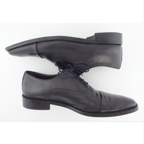 TO BOOT NEW YORK Black Leather Cap Toe Oxfords Lace-up Shoes 11 main image 6